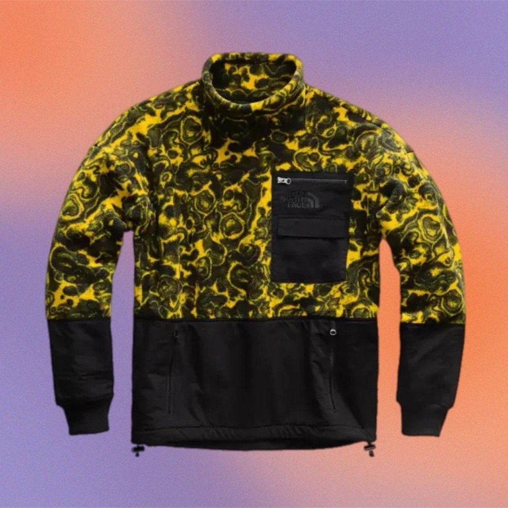 The North Face Unisex Yellow and Black Jacket
